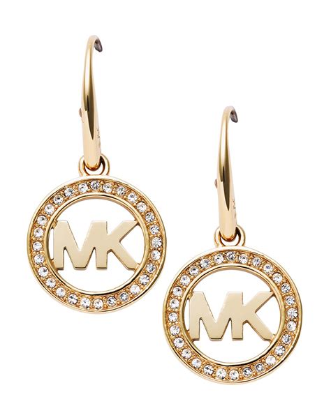 gold ohrringe michael kors|michael kors gold jewelry women.